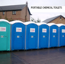 Portable chemical toilets & loos for hire Scotland Glasgow Edinburgh Aberdeen Inverness